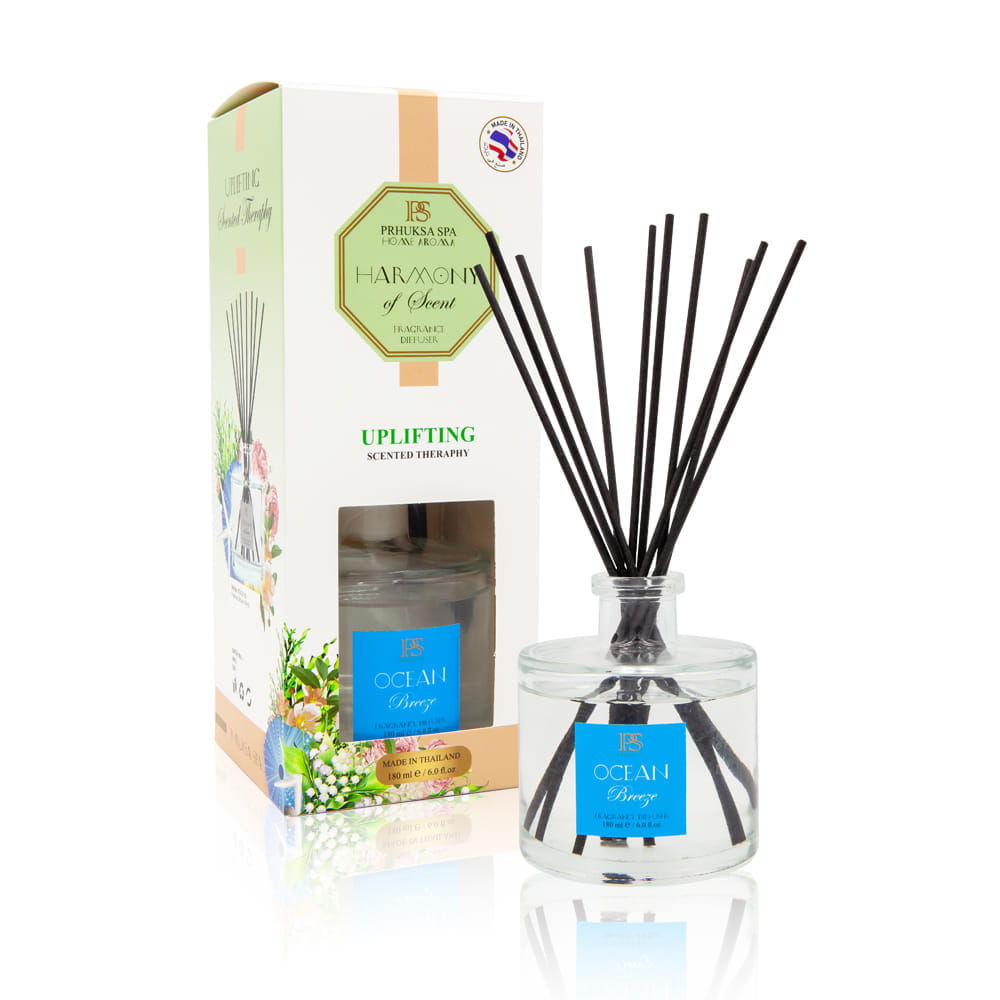 ก้านไม้หอมปรับอากาศ PHRUKSA SPA  ขนาด 180 มล.  กลิ่นโอเชี่ยน บรีซ